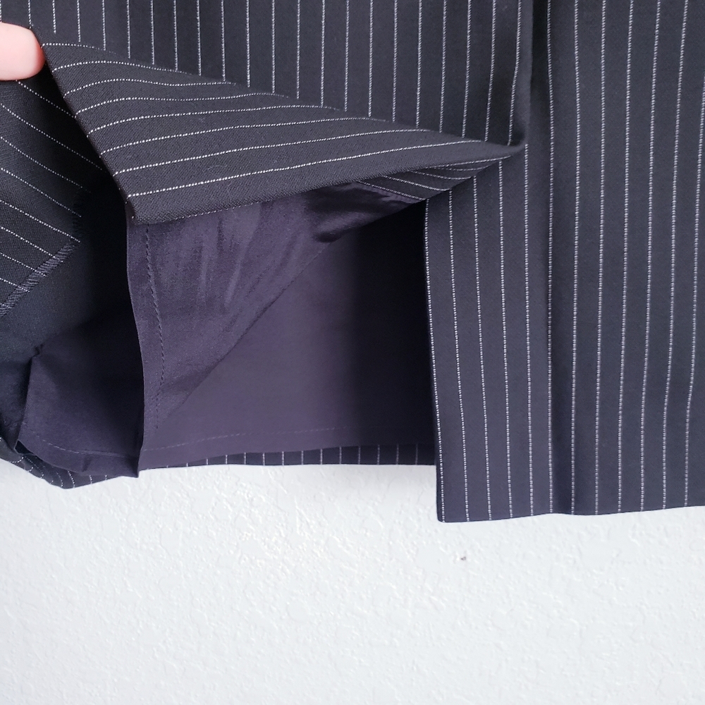 Boss Hugo Boss Vimena Pinstripe Ponte Skirt - Picture 6 of 9